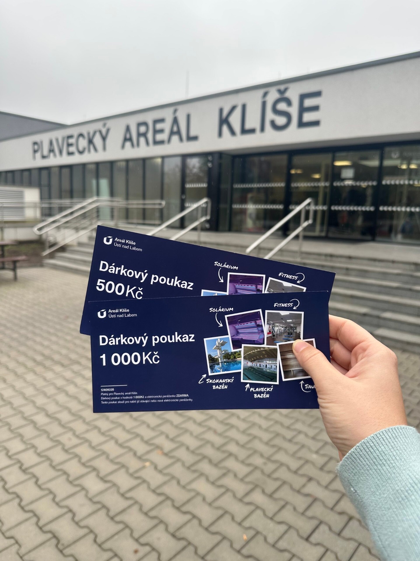Dárkové poukazy do Plaveckého areálu Klíše